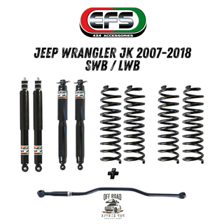 Suspension Kit Jeep Wrangler JK | EFS ELITE | +40mm/+75mm EFS JK 3 doors = Diesel (SWB) / +40mm / Front = 0-40kg | Rear = 0-100kg 010.JJK07CD-K40 + 010.10-1055 Xperts4x4