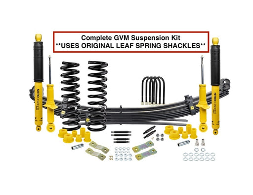 GVM OME suspension kit for Ford Ranger 2023+ | PTAC to 3500Kg (without Kit Shackles OME) EK4012B3OES OME