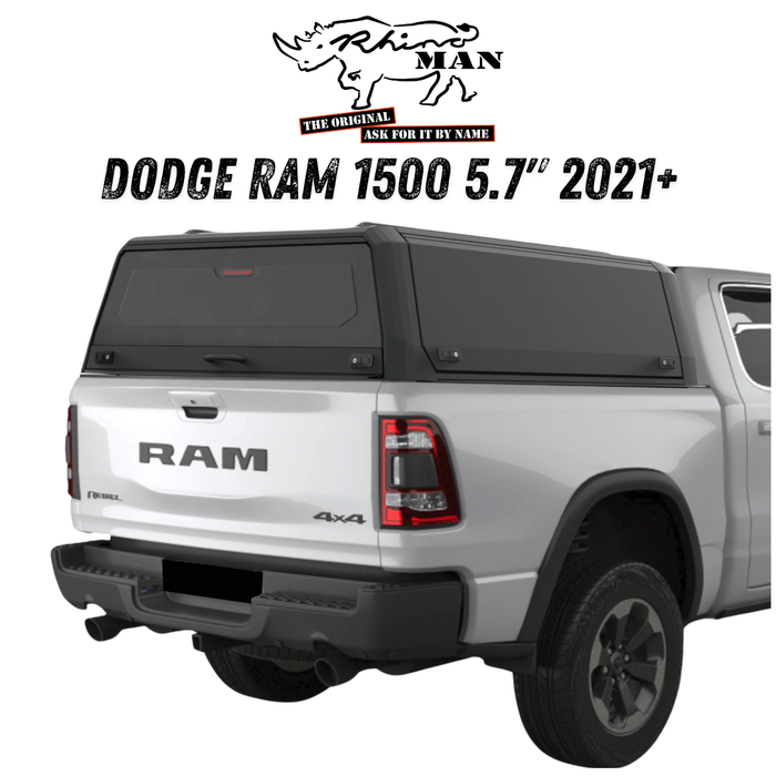 Hardtop Aluminum Dodge Ram 1500 RHINOMAN XPEDITION 2021 a Present RAMGEN4/5-5.7ftXP Rhinoman