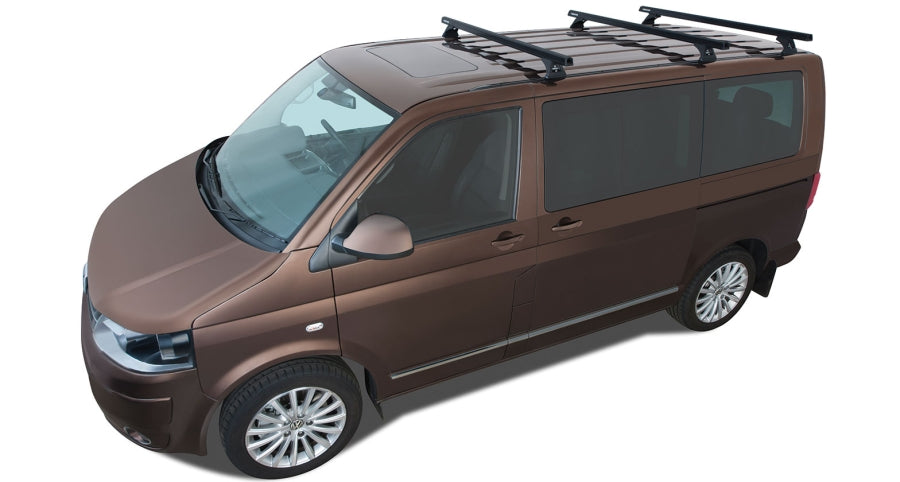 Kit 3x Roof-Bars Rhinorack | VW Transporter T6 | For Overland JA9096 Rhino Rack