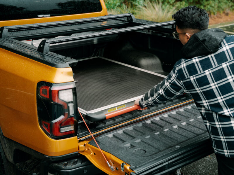 Sliding platform Mountain Top | Ford Ranger 2023+ Extra Cab MTS FO11 A02 Mountain Top