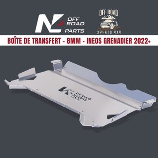 Transfer Case Armor Ineos Grenadier 2023+ | Aluminum 8mm - N4-Offroad N4 OFFROAD N4-BLBT99A Xperts4x4