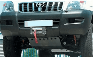 Winch Plate Toyota Prado 120/125 on Original bumper N4 OFFROAD N4-KMT012 Xperts4x4