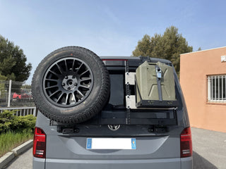 Wheel carrier N4-Offroad Volkswagen T5/T6 | Modulable & Robust N4 OFFROAD N4-PR2003 Xperts4x4