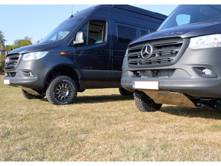 Ski protection / Front armour N4 - Aluminium 8mm - Mercedes Sprinter 2006+ N4 OFFROAD N4-BLAV88A Xperts4x4