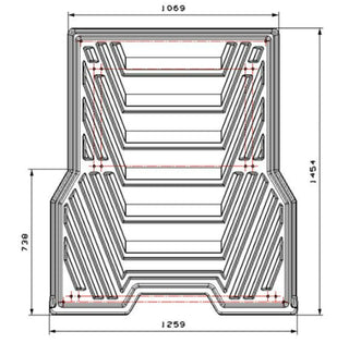 Heavy Duty Sliding Bed for Double Cab Pickups | Systeme Universel 180.SLTR-DC Xperts 4x4