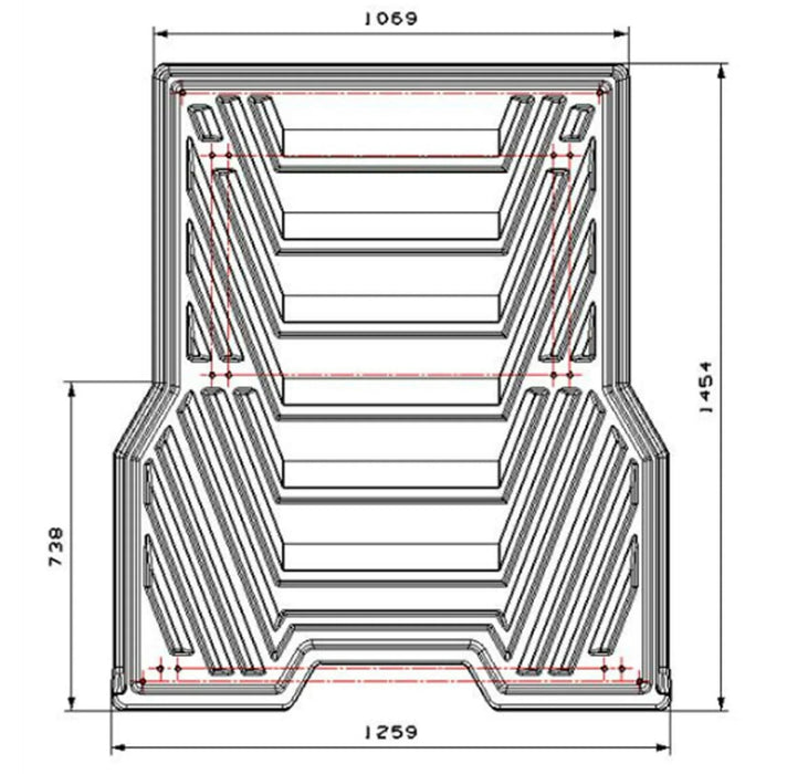 Heavy Duty Sliding Bed for Double Cab Pickups | Systeme Universel 180.SLTR-DC Xperts 4x4