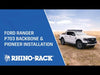 Kit Roof Rack Rhinorack roof with Backbone for Ford Ranger Raptor 2023 NEW GEN & Volkswagen Amarok 2023