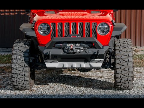 Installation of RIVAL front bumper with LED lights - Jeep Wrangler JK/JL/JT