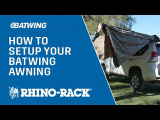 RHINORACK 270° Batwing Compact 2m Left - STOW IT Fixings Included