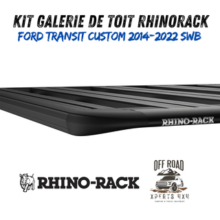 Kit Roof Rack roof Ford Transit Custom SWB 2014-22 | RHINORACK | 2700mm x 1472mm RHINO-RACK JC-01668 Xperts4x4