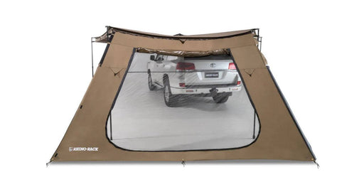 Trapezoidal wall with door - Batwing Compact Awning RHINORACK - Rhino Rack - Xperts 4x4