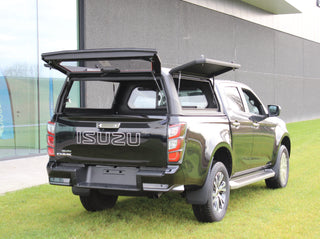 Hardtop Aluminium Isuzu Dmax 2021+ | Rhinoman Xpedition Black Rhinoman Xperts4x4