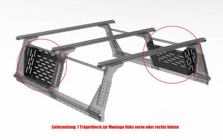 Option Soft Plate for Multi-Rack Extensible Extra Cab Rhinorack Front Left + Rear Right 55-01-0130 Xperts4x4