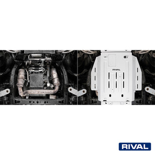 RIVAL4X4 Gearbox Bottom Shield - Dodge RAM 1500 - Aluminium 6mm - Xperts 4x4