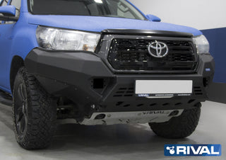 Rival Aluminium Front Bumper - Toyota Hilux Invincible 2018-20 RIVAL Xperts4x4