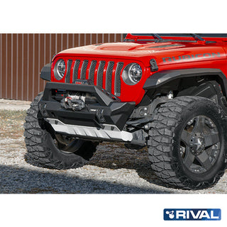 Stubby Front Bumper with Rival4x4 A-Bar - Jeep Wrangler JK/JL & Gladiator JT - Xperts 4x4