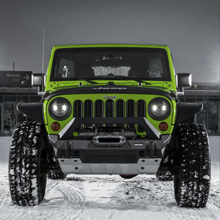 Stubby Front Bumper with Rival4x4 A-Bar - Jeep Wrangler JK/JL & Gladiator JT - Xperts 4x4