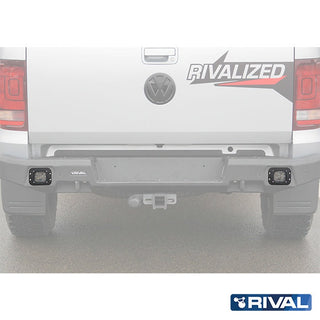 Aluminium Rival Rear Bumper - Volkswagen Amarok 2010 to 2022 RIVAL Xperts4x4