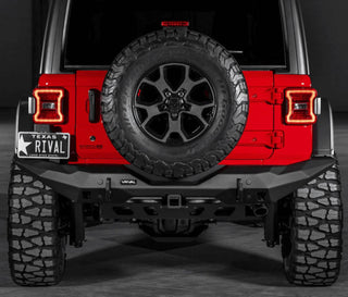 Rear Bumper RIVAL without LED Lights - Jeep Wrangler JL 2018-Present RIVAL 2D.2723.2-NL Xperts4x4