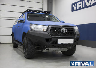 Rival Aluminium Front Bumper - Toyota Hilux Invincible 2018-20 RIVAL Xperts4x4