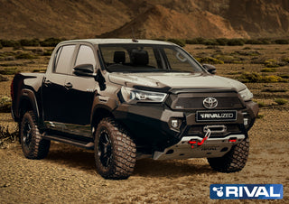 Front Bumper Rival Toyota Hilux 2021 a Present | Light and Strong RIVAL Xperts4x4