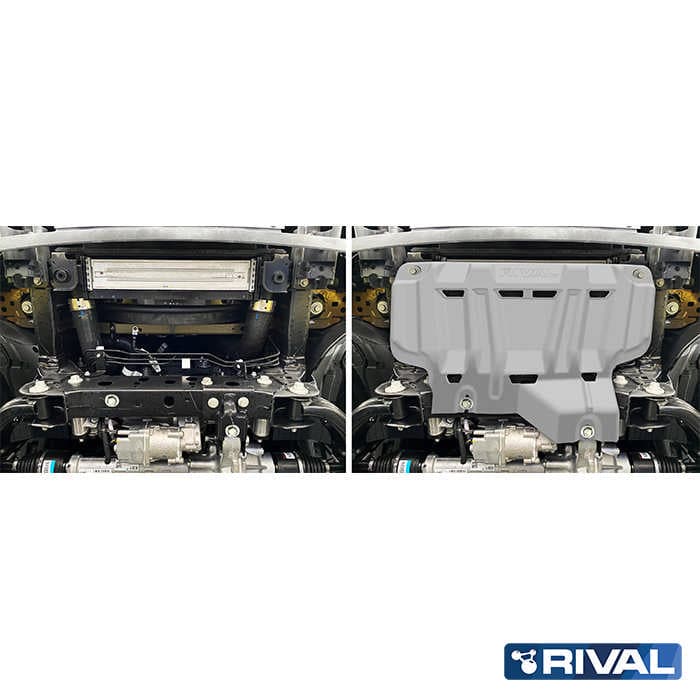 Inferior Protection Ford Ranger/Raptor 2023+ | Radiator | RIVAL 4x4 - RIVAL - Xperts 4x4