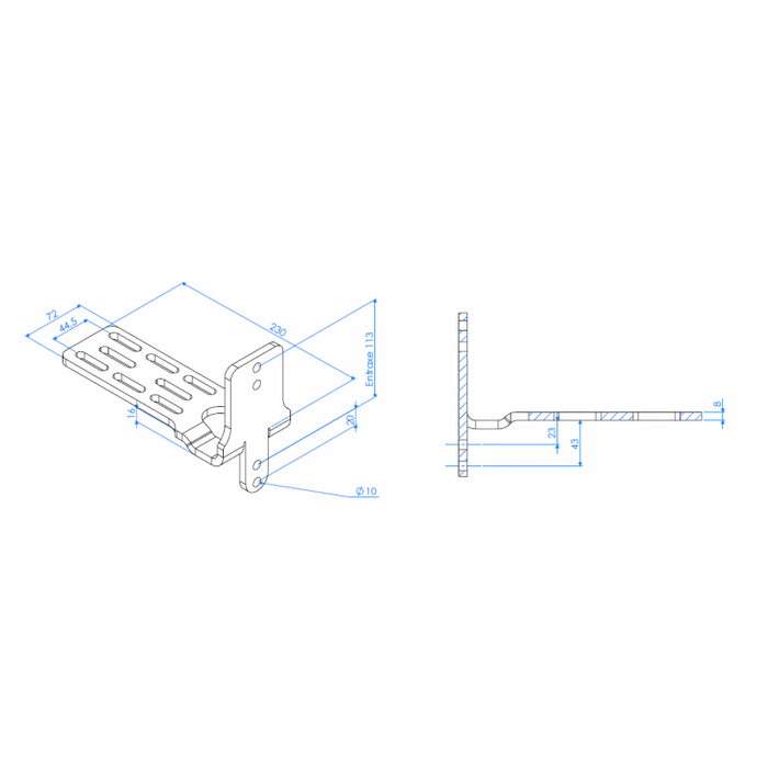 180° Awning + Walls - ROCKALU 360 | Self-supporting ROCK360+ROCK005 Rockalu