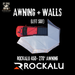 Awning + Walls - ROCKALU 450 | Self-supporting ROCK450+ROCK003 Rockalu