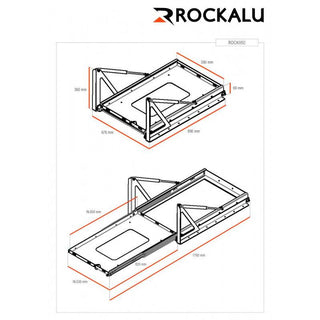 Sliding/Tilting Refrigerator Tray ROCKALU (850x530mm) - Rockalu - Xperts 4x4