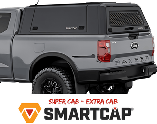 Hardtop Ford Ranger Super-Cab 2023+ | RSI EVOc Commercial | Stainless Steel RSI SMARTCAP Black 005.EC0311-MB Xperts4x4