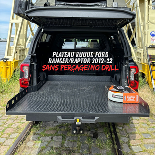 RUUUD Ford Ranger/Raptor Sliding Platform 2012 to 2022 (Without Drilling) RUUUD 20-10010 Xperts4x4