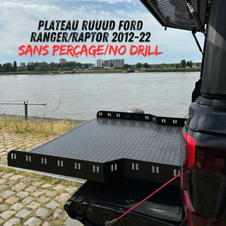 RUUUD Ford Ranger/Raptor Sliding Platform 2012 to 2022 (Without Drilling) RUUUD 20-10010 Xperts4x4