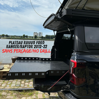 RUUUD Ford Ranger/Raptor Sliding Platform 2012 to 2022 (Without Drilling) RUUUD 20-10010 Xperts4x4