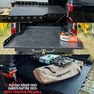 RUUUD Ford Ranger/Raptor 2023+ NEXT GEN Sliding Tray (No Drilling) RUUUD 20-10120-Ford Xperts4x4