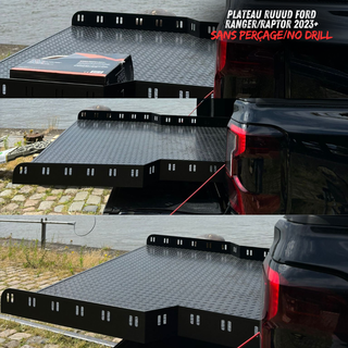 RUUUD Ford Ranger/Raptor 2023+ NEXT GEN Sliding Tray (No Drilling) RUUUD 20-10120-Ford Xperts4x4