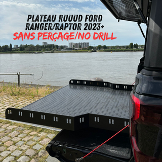 RUUUD Ford Ranger/Raptor 2023+ NEXT GEN Sliding Tray (No Drilling) RUUUD 20-10120-Ford Xperts4x4