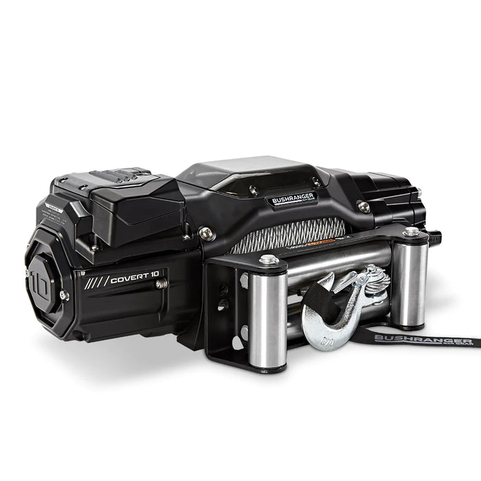 Winch COVERT 10 Bushranger | 12V | 4536 KG | Steel RWC100W Bushranger