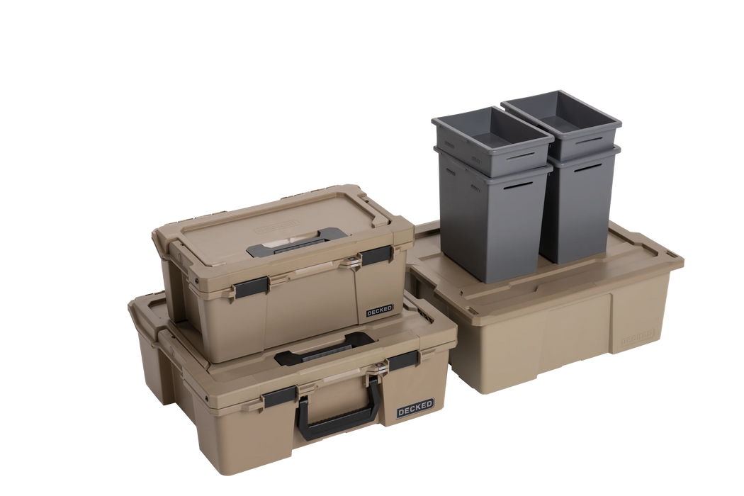 Set Complete Drawers Double Floor | DECKED | System for Double-Cab DECKED