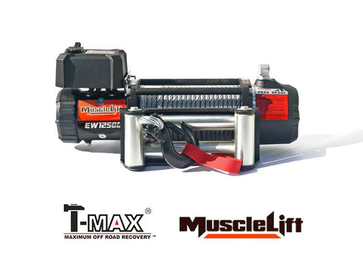 Winch T-MAX Muscle Fit MW12500 | 5665 Kg | 12V & 24V - T-MAX - Xperts 4x4