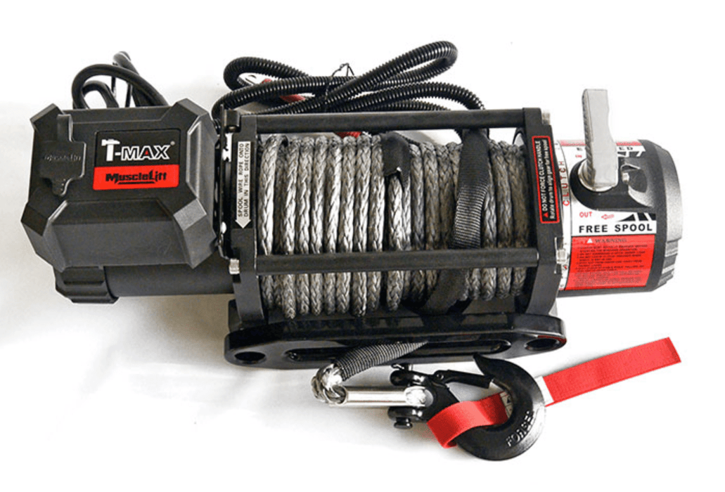 Winch T-MAX Muscle Fit MW12500 | 5665 Kg | 12V | Cable Synthetic/Plasma - T-MAX - Xperts 4x4