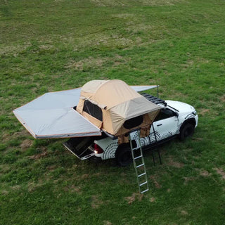 Awning 270° Left | ROCKALU 450 | Self-supporting on Xperts4x4 4x4 Off-Road Accessories