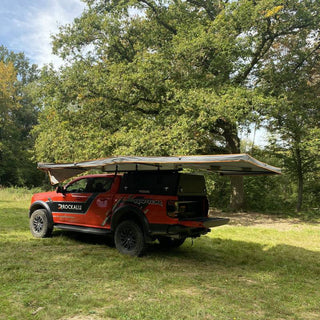 Awning 270° Left | ROCKALU 450 | Self-supporting on Xperts4x4 4x4 Off-Road Accessories