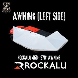 Awning 270° Left | ROCKALU 450 | Self-supporting on Xperts4x4 4x4 Off-Road Accessories