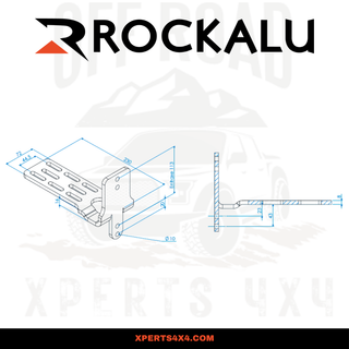 Awning 270° XL - Rockalu 450 Freestanding (GEN 2) with LED | LEFT on Xperts4x4 4x4 Off-Road Accessories