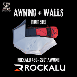 Awning + Walls - ROCKALU 450 | Self-supporting on Xperts4x4 4x4 Off-Road Accessories