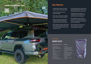 CAMPBOSS  Shower Cabin - BOSS Nudie Shower Tent on Xperts4x4 4x4 Off-Road Accessories