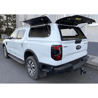 Hardtop Ford Ranger/Raptor 2023+ | WorkFleet FORD Aeroklas | Hinged Windows on Xperts4x4 4x4 Off-Road Accessories