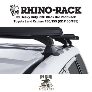 Kit 3x Roof-Bars Heavy-Duty - Toyota Land Cruiser 150/155 | RHINO-RACK on Xperts4x4 4x4 Off-Road Accessories