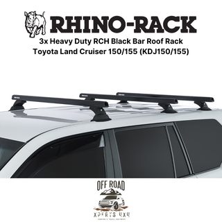 Kit 3x Roof-Bars Heavy-Duty - Toyota Land Cruiser 150/155 | RHINO-RACK on Xperts4x4 4x4 Off-Road Accessories